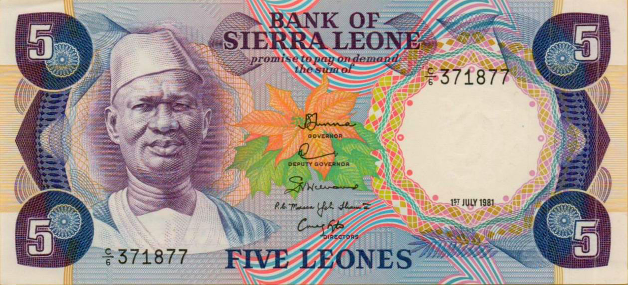 Sierra Leone 5 1981 UNC P-7/d